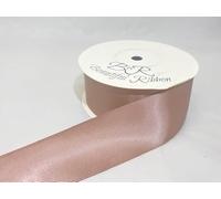 2 metres x 38mm Satin Ribbon Rose Gold Double Sided 38 mm 3.8cm