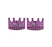 2 Mia Shoe Charms For Crocs & Jibbitz Wristbands