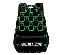 (2) Minecraft School Bag Double-sided Backpack Kids Gift