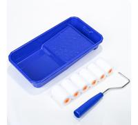 2" Mini Paint Roller Set, Microfiber Paint Roller, 6* Roller Sleeves, 1* Paint Tray, 1* Small Paint Rolle Frame, Foam Paint Roller for DIY Painting on Walls & Ceilings