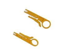 2 Mini Wire Stripper - Economy Network Cable Cutter, Portable Impact Punch Down Tool for RJ45/CAT5/CAT6, Telephone, Computer UTP Cable