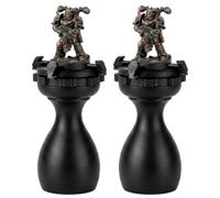 2 Miniature Painting Handles with Ergonomic Grip, Paint Handle, for Warhammers Stable Holder for Accessories and DND Miniatures, Miniatures, DND, Scale Model, Ideal for Tabletop Painting Sessio