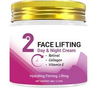2 Minutes Face Lift Day and Night Cream With Retinol,Reject-Aging Firming Moisturizer,Brightening Firming Lotion,Deeply Nourishes Skin,for Fine Lines Sagging Skin