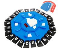 2 Mode Word Game Family Board Games Toy 220 Topic Category Compact Letter Pressing Game With LCD Display Timer Fun Fast-Paced Puzzle Games for Boys Girls Gifts, 2-8 Players, Christmas, Birthday