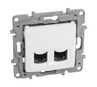 Computer Double Socket 2x RJ45 Cat. 6 UTP NILOE 764574