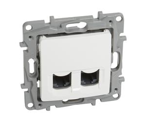 2 MODULE WHITE COMPUTER SOCKET 2X UAE 8 CAT.6 NILOE 764574