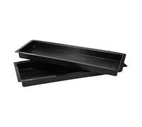 2 Molds Wooden Boards Paving Pavement Concrete Mould Stepping Stone Path Patio