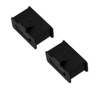 2 Motorcycle Rubber Muffler Mounts Bushing Support Black Compatible with Touring Road King CVO Street Electra FLTR FLHT Models