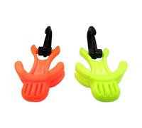 2 Mouthpiece Octopus Holder Diving Regulator Diving Octopus Holder Dive Mouthpiece Holder, Diving Webbing Regulator Octopus Mouthpiece Holder Attached with Swivel Clip