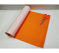 2 Mtrs x 450mm Wide roll of Orange Sticky Back SELF Adhesive Felt/Baize