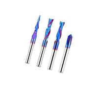2 Multi-Purpose Carving Set 1 / 4 " Shank for Detailed Woodworking Engraving & Slotting Tasks Alloy Router Bit Set Carving