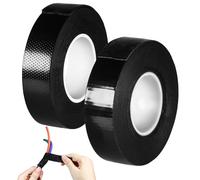 2 Multi-Purpose Electrical Tape, Self Welding Waterproof Insulation Tape, Black High Voltage Strength 10 kv Insulation Tape, Insulation Tape Natural Rubber, Rubber Grip Tape for Cable & Pipe Repair