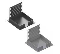 2 Multifunctional Sticky Note Containers, Post-it Note Holder Supplies Storage for Supplies and Supplies