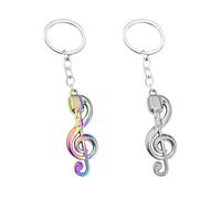 2 Musical Note Pendants, Practical Anti-Lost Keychain, Personalized Trendy Backpack Ornaments, Gifts for Music Lovers.