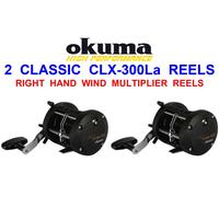 Okuma Classic Clx Trolling Reel Black 300