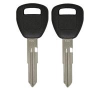 2 New Uncut Replacement Transponder Ignition ID 13 Chip Car Keys for Select Honda and Acura vehicles