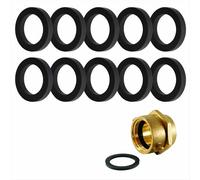 2" NH/NST Fire Hose Gasket - Cam and Groove Gasket, Rubber Washer Seal for Leak-Proof Connection, Replacement Parts for Firefighting, Irrigation, Industrial, 10 Pack