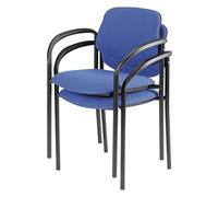 2 NOWY STYL Visitor Chairs - Blue/Black