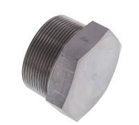 2'' NPT Male Zinc plated Steel Closing plug with Outer Hex 70 Bar