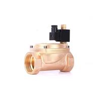 2" NPT Threaded Normally Open Brass high Pressure 0955 Solenoid Valve 110V 24V 12V 24v(NPT-380VAC-NBR-SEAL)
