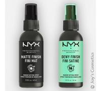 2 NYX Makeup Setting Spray - Matte + Dewy Finish Set "MSS01 & MSS02" Joy's