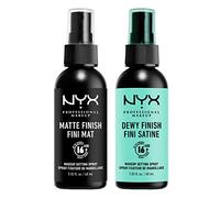 2 NYX Makeup Setting Spray"MSS 01+02" Matte/Dewy Finish (Long Lasting)