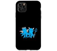 2 Octopus Devil Angel Heaven Team Hell Friends Two Couple Case for iPhone 11 Pro Max