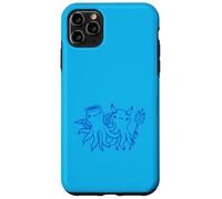 2 Octopus Devil Angel Heaven Team Hell Friends Two Couple Case for iPhone 11 Pro Max