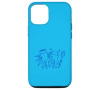 2 Octopus Devil Angel Heaven Team Hell Friends Two Couple Case for iPhone 12/12 Pro