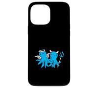 2 Octopus Devil Angel Heaven Team Hell Friends Two Couple Case for iPhone 13 Pro Max