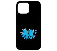 2 Octopus Devil Angel Heaven Team Hell Friends Two Couple Case for iPhone 16 Pro Max