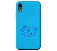 2 Octopus Devil Angel Heaven Team Hell Friends Two Couple Case for iPhone XR