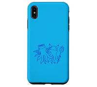 2 Octopus Devil Angel Heaven Team Hell Friends Two Couple Case for iPhone XS Max