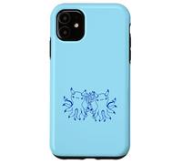 2 octopus devil team hell friends satan evil sweet comic fun Case for iPhone 11