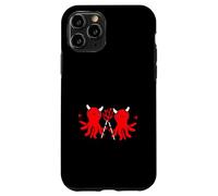 2 octopus devil team hell friends satan evil sweet comic fun Case for iPhone 11 Pro