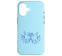 2 octopus devil team hell friends satan evil sweet comic fun Case for iPhone 16