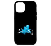 2 octopus flute music play bubbles two band team comic fun Case for iPhone 12/12 Pro
