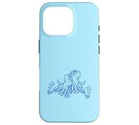 2 octopus flute music play bubbles two band team comic fun Case for iPhone 16 Pro