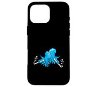 2 octopus flute music play bubbles two band team comic fun Case for iPhone 16 Pro Max