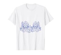 2 Octopus Knight Middle Age Warriors Fighters Sword Shield T-Shirt