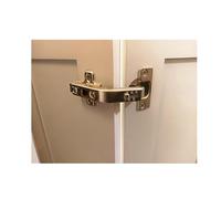 2 of Clip-on Lazy Susan Hinges Full Overlay for Corner Cabinet Cupboard Folded Door Combination with Screws Corner Cabinet Replacement Cabinet Hardware for Coner Folding Cabinet Door (2, 135 Degree)