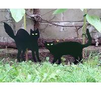 2 OFF SCARE CATS PEST CONTROL SCARER REPEL CAT DETERRENT BLACK CAT
