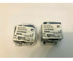 2 off Telemechanique LA1KN40 Auxiliary Contact Unit New