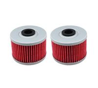 2× Oil Filter for HiFlo HF112 Honda CRF250L 13-16, XR400 93-16, Kawasaki KXF450