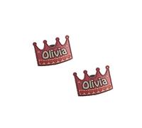 2 Olivia Shoe Charms For Crocs & Jibbitz Wristbands