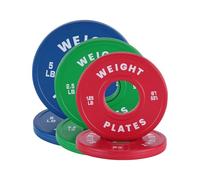 2" Olympic Fractional Weight Plates Set, 1.25LB 2.5LB 5LB 10LB Rubber Coated Change Plates - Micro Loading Bumper Plates for Strength Training, Home Gym & Powerlifting
