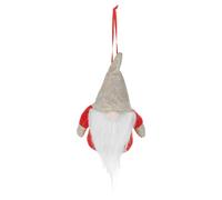 (2 (One Red, One Grey)) 2,4,6 Christmas Tree Hanging Gnome Xmas Gonk Decoration Glitter Festive Ornament
