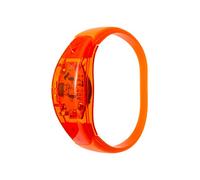 2 Orange Sound Activated LED Bracelets Glowing Voice Control Wristband LED Light Up Flashing Adult Party Men Women Music Rave Accessories LED Wrist Bands For Event Glow Dark Bracelet
