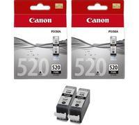2 Original Printer Ink Cartridges for Canon Pixma iP3600 - Large Black