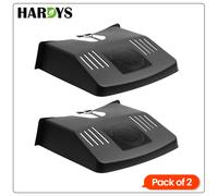 (2) Outdoor Garden Drain Cover Debris & Leaf Protector